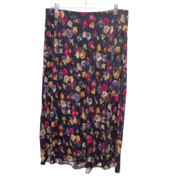 Lauren Ralph Lauren Dresses & Skirts - Lauren RL -Floral Navy Print Women's Skirt - Size 12